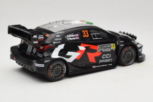 Toyota GR Yaris WRC #33 E. Evans / S. Martin Rally Monte Carlo 2025 IXO 1:18 18RMC229B Metalas - nuotrauka 2 iš 6