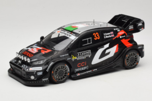 Toyota GR Yaris WRC #33 E. Evans / S. Martin Rally Monte Carlo 2025 IXO 1:18 18RMC229B Metalas