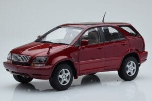 Toyota Harrier Raudonas Metalinis AUTOart 1:18 70035 Metalas