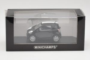 Toyota iQ Juodas & Baltas Geneva Motor Show 2009 Minichamps 1:43 400166801 Metalas - nuotrauka 4 iš 4