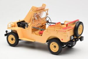 Toyota Land Cruiser BJ Smėlio Kyosho 1:18 08959BE Metalas - nuotrauka 5 iš 8