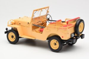 Toyota Land Cruiser BJ Smėlio Kyosho 1:18 08959BE Metalas - nuotrauka 7 iš 8