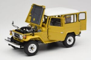Toyota Land Cruiser FJ40 Garstyčių Geltonas Kyosho 1:18 08971Y Metalas - nuotrauka 2 iš 8