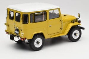 Toyota Land Cruiser FJ40 Garstyčių Geltonas Kyosho 1:18 08971Y Metalas - nuotrauka 3 iš 8