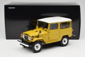 Toyota Land Cruiser FJ40 Garstyčių Geltonas Kyosho 1:18 08971Y Metalas - nuotrauka 8 iš 8