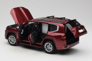 Toyota Land Cruiser LC300 ZX Raudonas LCD 1:18 LCD18013-ZX-RE Metalas - nuotrauka 5 iš 8