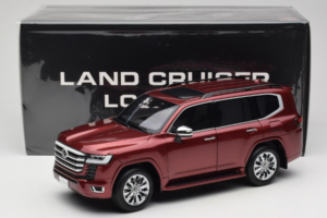 Toyota Land Cruiser LC300 ZX Raudonas LCD 1:18 LCD18013-ZX-RE Metalas - nuotrauka 8 iš 8