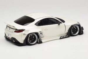 Toyota Pandem GR86 ZN8 Crystal White GT Spirit 1:18 GT498 Derva - nuotrauka 2 iš 6