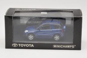Toyota RAV4 Tamsiai Mėlynas Pilkas Salonas Minichamps 1:43 433166004 Metalas - nuotrauka 4 iš 4