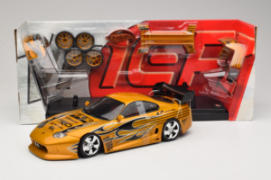 Toyota Supra A80 Auksinis Tunerz Edition Hot Wheels 1:18 B6091 Metalas - nuotrauka 2 iš 7
