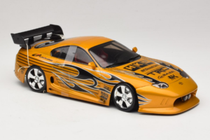 Toyota Supra A80 Auksinis Tunerz Edition Hot Wheels 1:18 B6091 Metalas - nuotrauka 5 iš 7