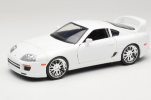 Toyota Supra Mk4 Baltas Fast & Furious Jada 1:18 97509 Metalas