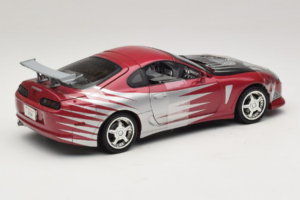 Toyota Supra A80 Fast & Furious Violetinis Sidabrinis ERTL 1:18 33708 Metalas - nuotrauka 2 iš 6