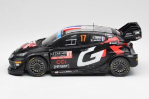 Toyota GR Yaris Rally1 #17 S. Ogier / V. Landais Rally Monte Carlo 2024 IXO 1:18 18RMC196 Metalas - nuotrauka 3 iš 6