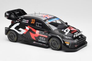 Toyota Yaris Rally1 WRC #33 E. Evans / S. Martin Rally Monte Carlo Night Version 2024 IXO 1:18 18RMC197 Metalas - nuotrauka 4 iš 6