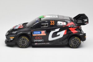 Toyota Yaris Rally1 WRC #33 E. Evans / S. Martin Rally Sweden 2024 IXO 1:18 18RMC200 Metalas - nuotrauka 3 iš 6