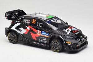 Toyota Yaris Rally1 WRC #33 E. Evans / S. Martin Rally Sweden 2024 IXO 1:18 18RMC200 Metalas - nuotrauka 4 iš 6
