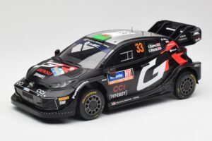 Toyota Yaris Rally1 WRC #33 E. Evans / S. Martin Rally Sweden 2024 IXO 1:18 18RMC200 Metalas