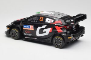 Toyota Yaris Rally1 WRC #33 E. Evans / S. Martin Rally Sweden 2024 IXO 1:18 18RMC200 Metalas - nuotrauka 5 iš 6