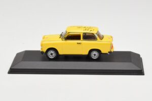 Trabant 601S Geltonas 1st EP Sample Minichamps 1:43 400014001 Metalas