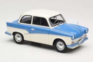 Trabant P50 Šviesiai Mėlynas Kreminis BoS Models 1:18 BOS035 Derva - nuotrauka 4 iš 6