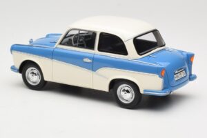 Trabant P50 Šviesiai Mėlynas Kreminis BoS Models 1:18 BOS035 Derva - nuotrauka 5 iš 6