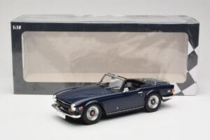 Triumph TR6 PI Tamsiai Mėlynas Minichamps 1:18 155132032 Metalas - nuotrauka 6 iš 6