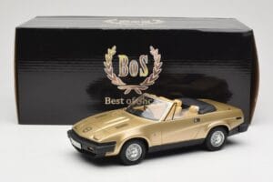 Triumph TR7 DHC Auksinis BoS Models 1:18 BOS221 Derva - nuotrauka 6 iš 6