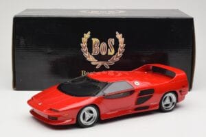 Vector M12 Raudonas BoS Models 1:18 BOS377 Derva - nuotrauka 6 iš 6