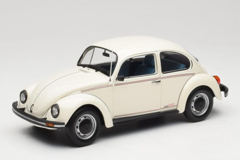 Volkswagen 1200 Jeans Bug Baltas Minichamps 1:18 150057101 Metalas
