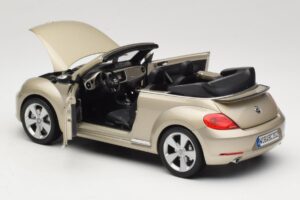 Volkswagen Beetle A5 Kabrioletas Pilkas Kyosho 1:18 5C3099302P7W Metalas - nuotrauka 5 iš 8