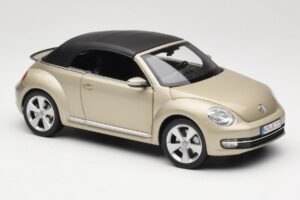 Volkswagen Beetle A5 Kabrioletas Pilkas Kyosho 1:18 5C3099302P7W Metalas - nuotrauka 6 iš 8