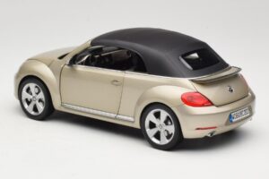 Volkswagen Beetle A5 Kabrioletas Pilkas Kyosho 1:18 5C3099302P7W Metalas - nuotrauka 7 iš 8