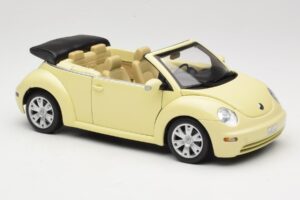 Volkswagen Beetle Kabrioletas Geltonas Gate 1:18 VW24108 Metalas - nuotrauka 6 iš 8