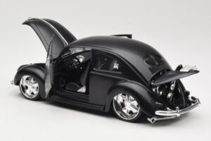 Volkswagen Beetle Type 1 Juodas Maisto 1:18 31018 Metalas - nuotrauka 5 iš 8