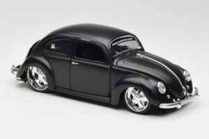 Volkswagen Beetle Type 1 Juodas Maisto 1:18 31018 Metalas - nuotrauka 6 iš 8