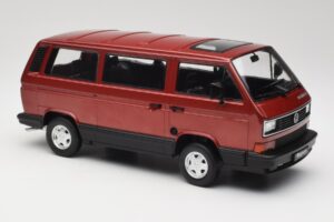 Volkswagen Bus T3 Multivan Magnum Mars Red Metallic KK-Scale 1:18 KKDC180991 Metalas - nuotrauka 4 iš 6