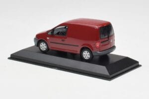 Volkswagen Caddy 2K Tamsiai Raudonas Minichamps 1:43 CADDY004 Metalas - nuotrauka 3 iš 4