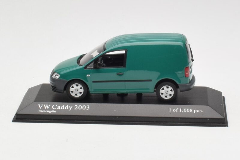 Volkswagen Caddy 2K Žalias Minichamps 1:43 CADDY006 Metalas