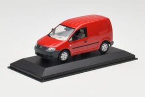 Volkswagen Caddy 2K Raudonas Minichamps 1:43 CADDY008 Metalas - nuotrauka 2 iš 4