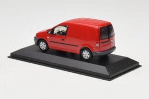 Volkswagen Caddy 2K Raudonas Minichamps 1:43 CADDY008 Metalas - nuotrauka 3 iš 4