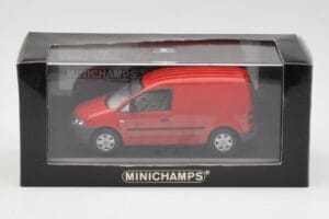 Volkswagen Caddy 2K Raudonas Minichamps 1:43 CADDY008 Metalas - nuotrauka 4 iš 4