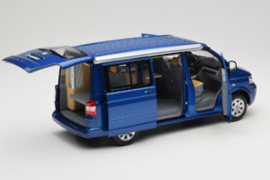 Volkswagen California T4 Ravenna Blue Metallic Norev 1:18 188607 Metalas - nuotrauka 2 iš 8