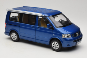 Volkswagen California T4 Ravenna Blue Metallic Norev 1:18 188607 Metalas - nuotrauka 6 iš 8