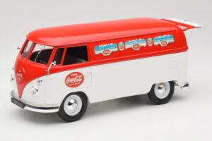 Volkswagen T1 Combi Coca-Cola Solido 1:18 9512 Metalas - nuotrauka 2 iš 8