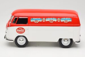 Volkswagen T1 Combi Coca-Cola Solido 1:18 9512 Metalas - nuotrauka 4 iš 8