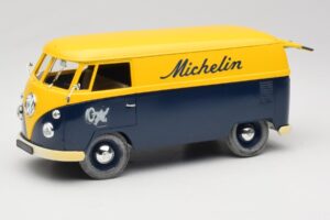 Volkswagen T1 Combi Michelin Juodas & Geltonas Solido 1:18 9406 Metalas - nuotrauka 2 iš 8