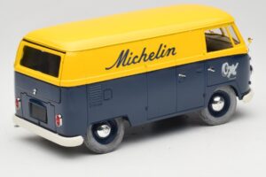 Volkswagen T1 Combi Michelin Juodas & Geltonas Solido 1:18 9406 Metalas - nuotrauka 3 iš 8