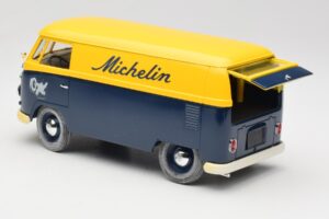Volkswagen T1 Combi Michelin Juodas & Geltonas Solido 1:18 9406 Metalas - nuotrauka 5 iš 8
