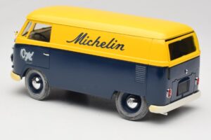 Volkswagen T1 Combi Michelin Juodas & Geltonas Solido 1:18 9406 Metalas - nuotrauka 7 iš 8